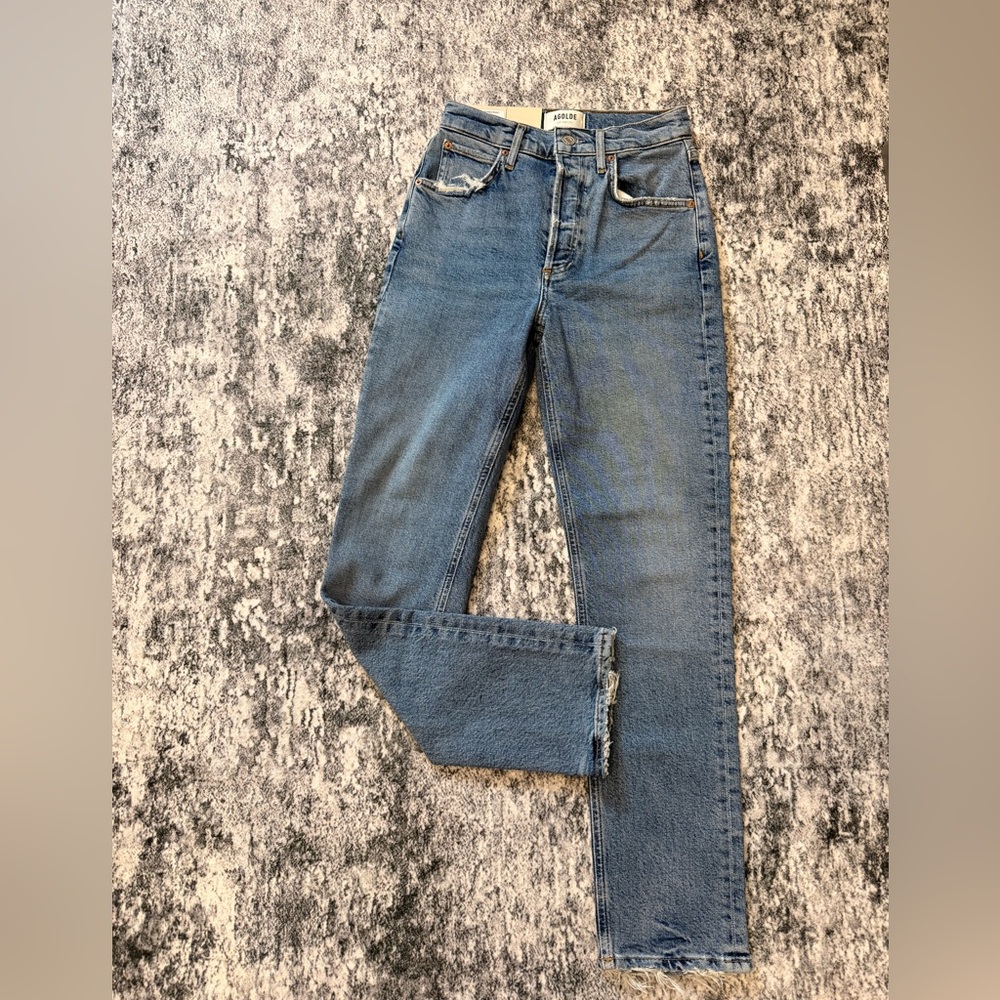 Agolde Riley Long Jeans - Picture 2 of 7